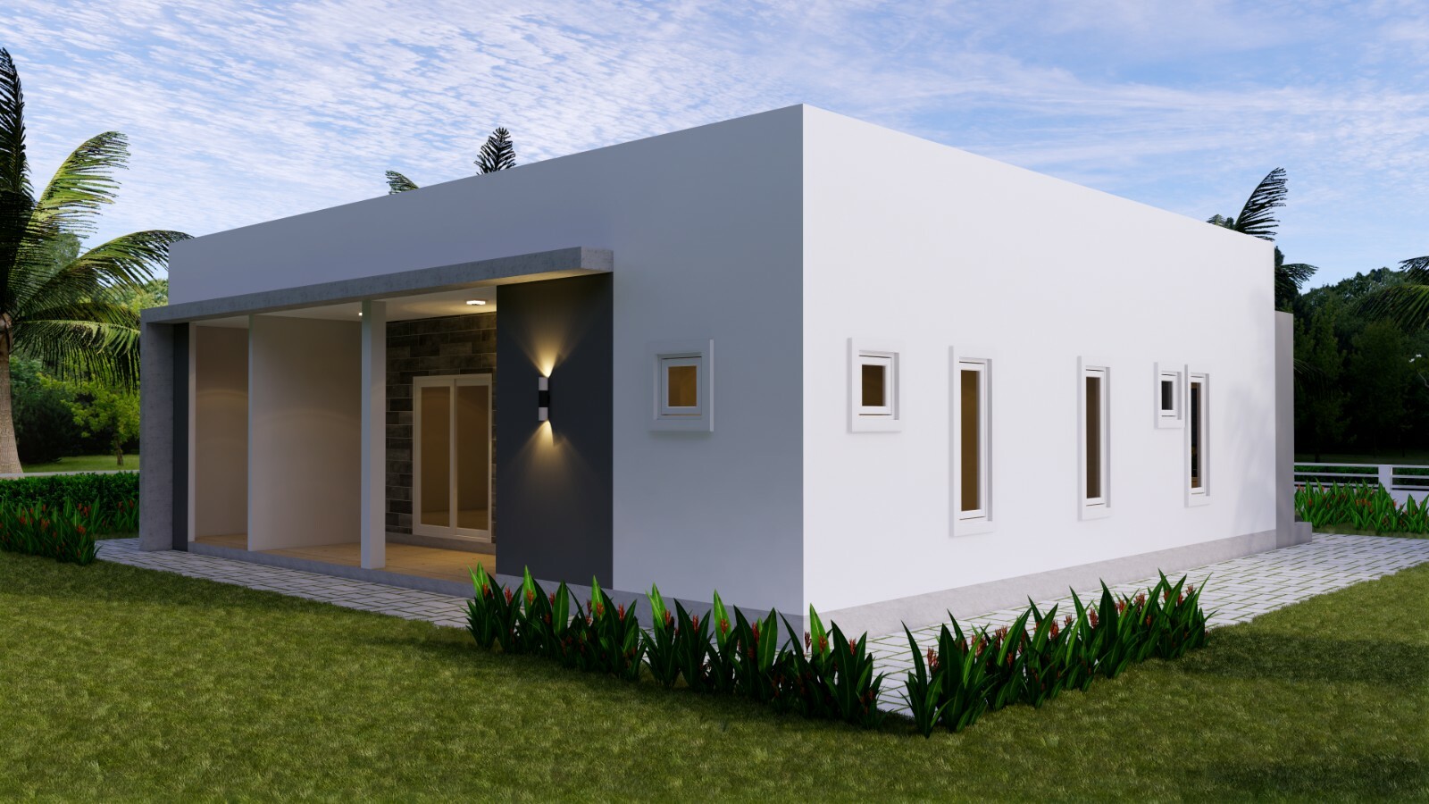 House Plans 40×36 Feet 12×11 Meter 3 Beds 3 Baths Terrace Roof (A4 Hard Copy)