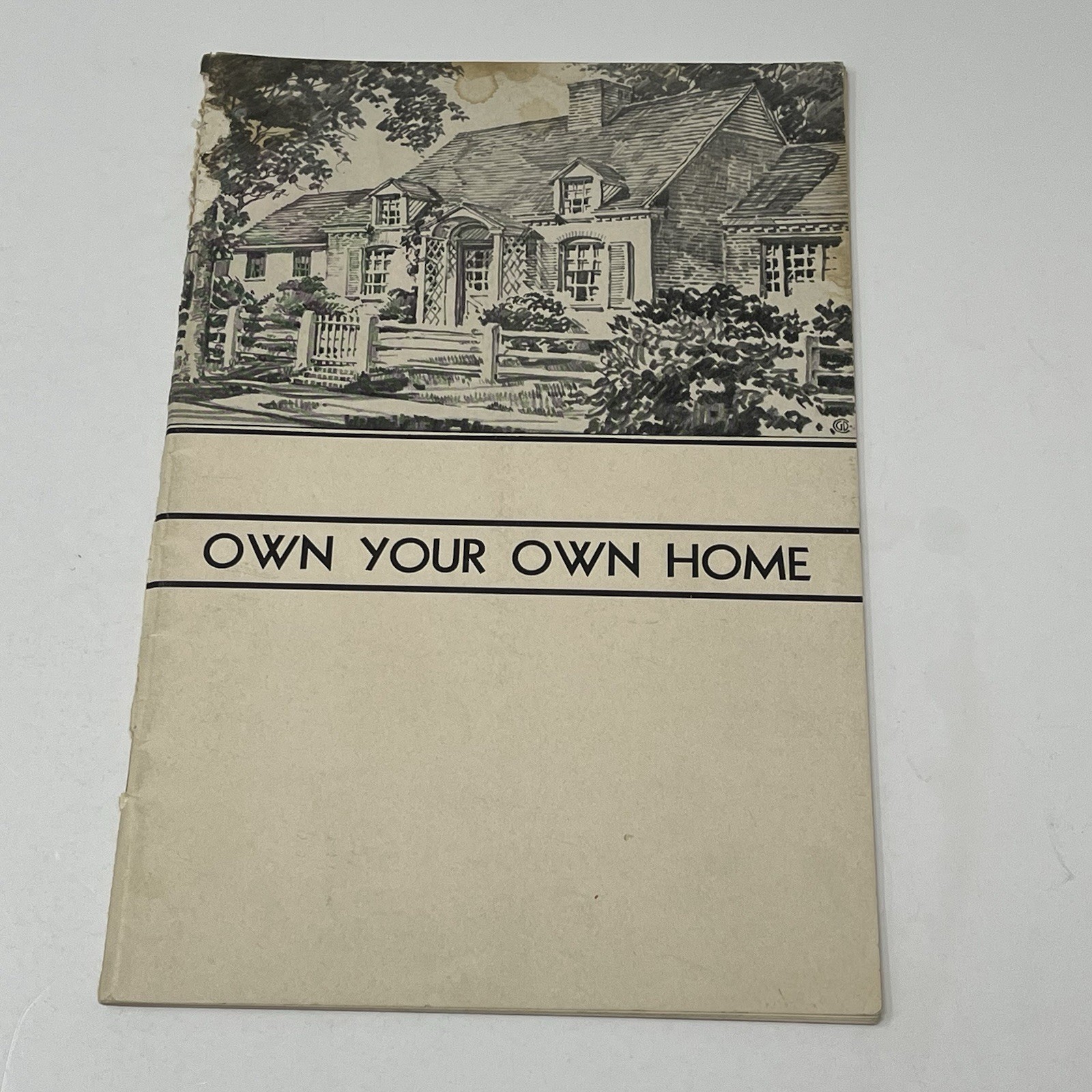 1939 Vincent Clay Products Own Your Own Home Design Plans Building Site Booklet