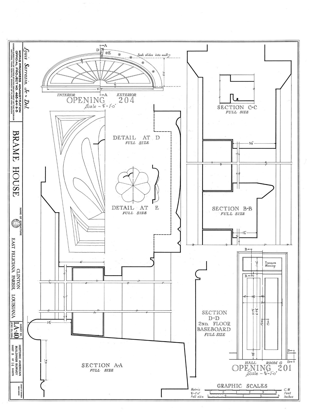 Architectural House Plans, Southern Style Antebellum country home w/ cottage
