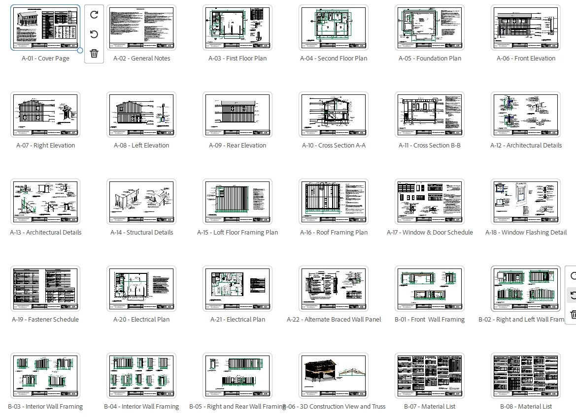 2 Story Garage Apartment Plans-Detached Garage Blueprints with Living Space