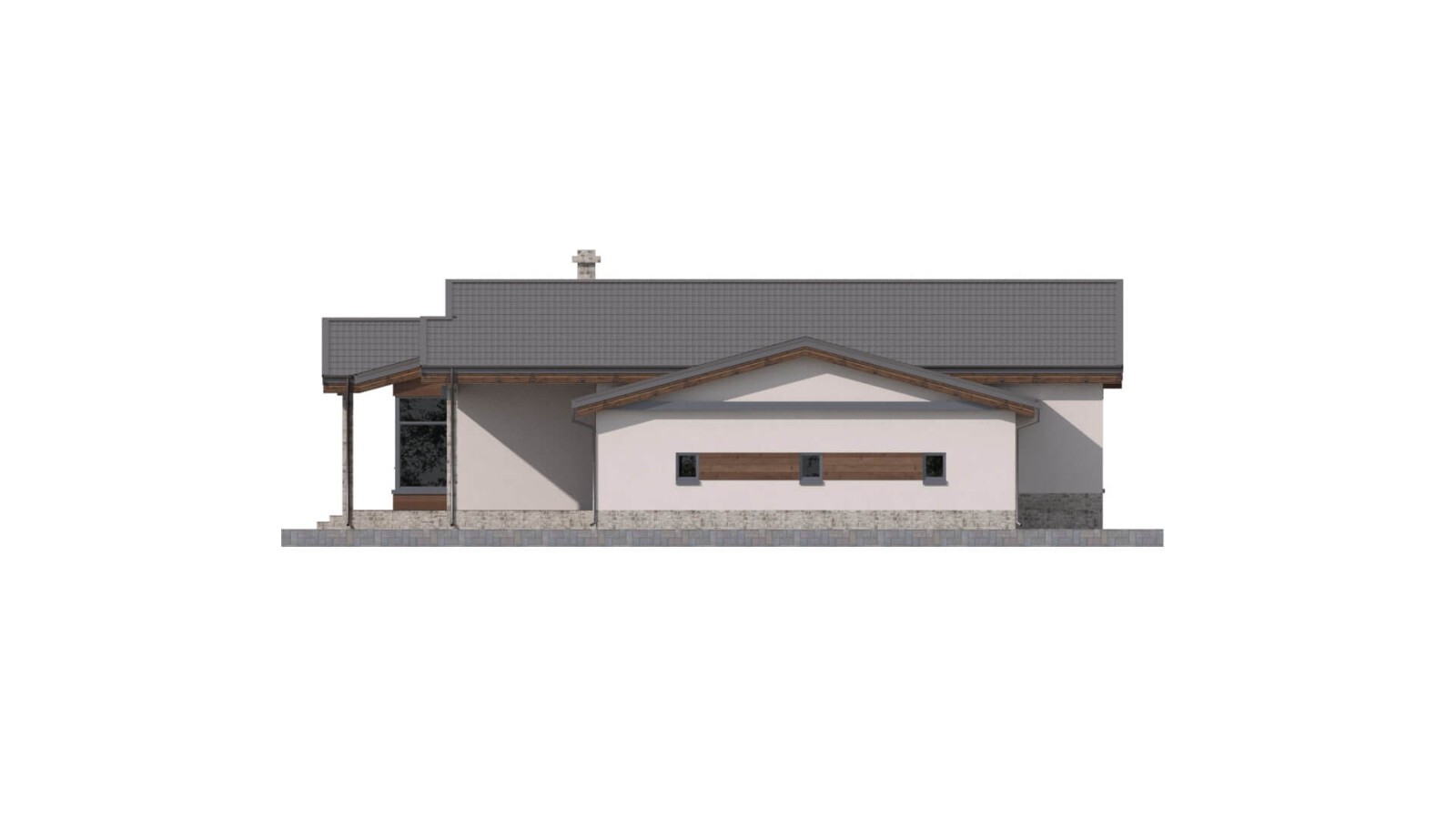 90’x55’ 3 Bed, 2 Bath, Garage, Porch, Architectural House Plans PDF Download.