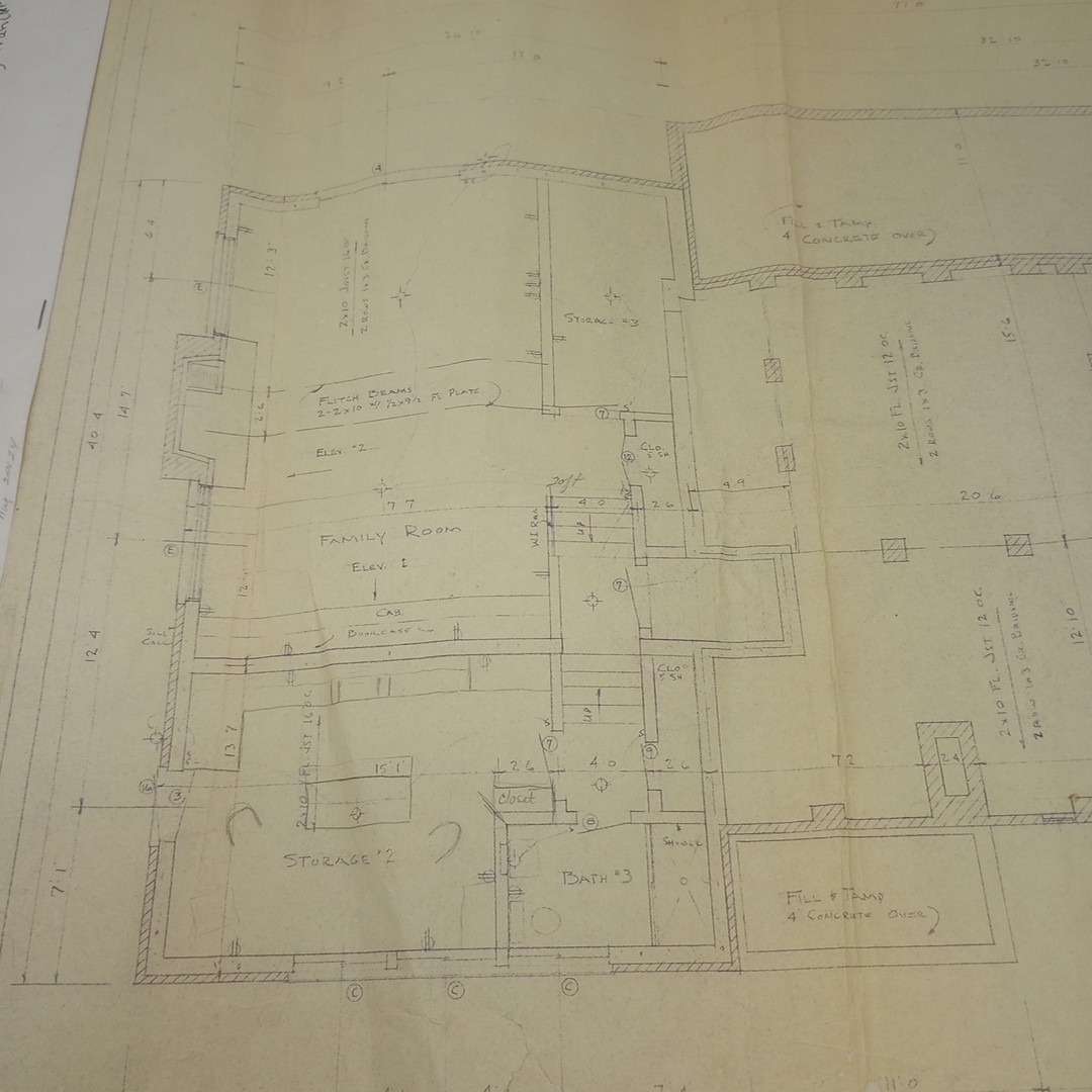 Original 1964 MCM House Plans Hugh Mitchum House Charlotte NC – Aubrey Arant Jr.