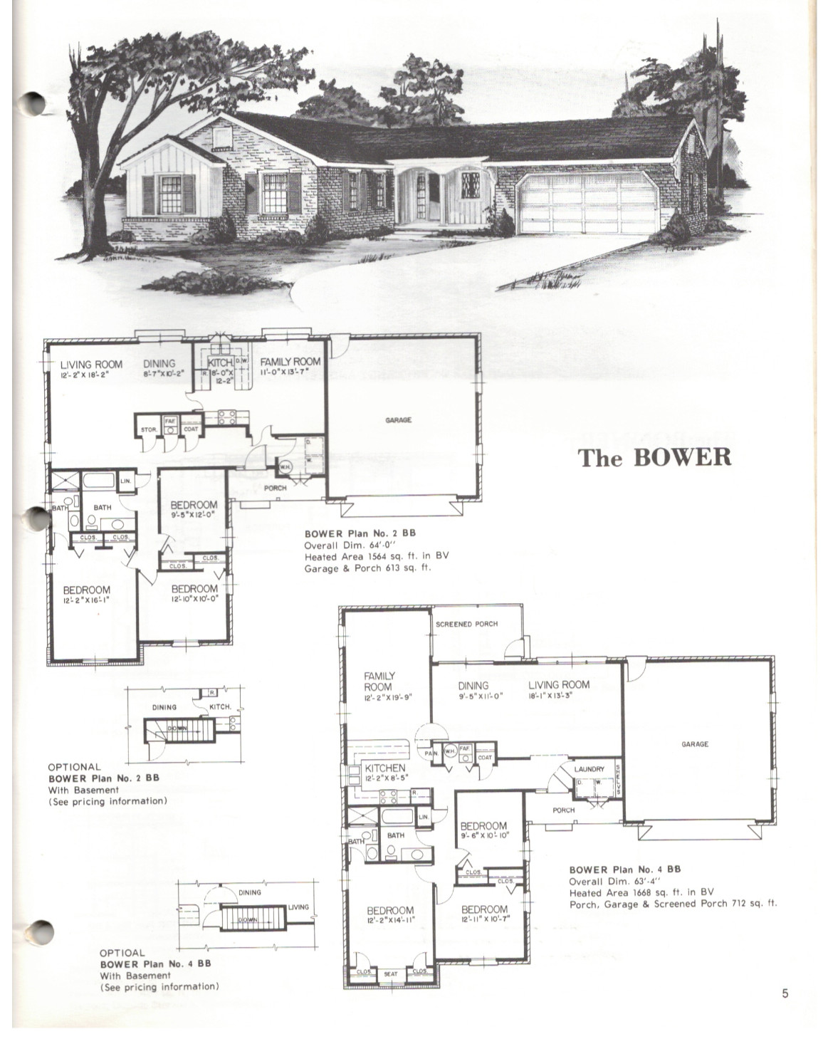 VTG 1979 ‘HOMES OF TODAY’ 3 AND 4 BEDROOM CATALOG OF HOUSE PLANS! LAYOUTS/PICS!