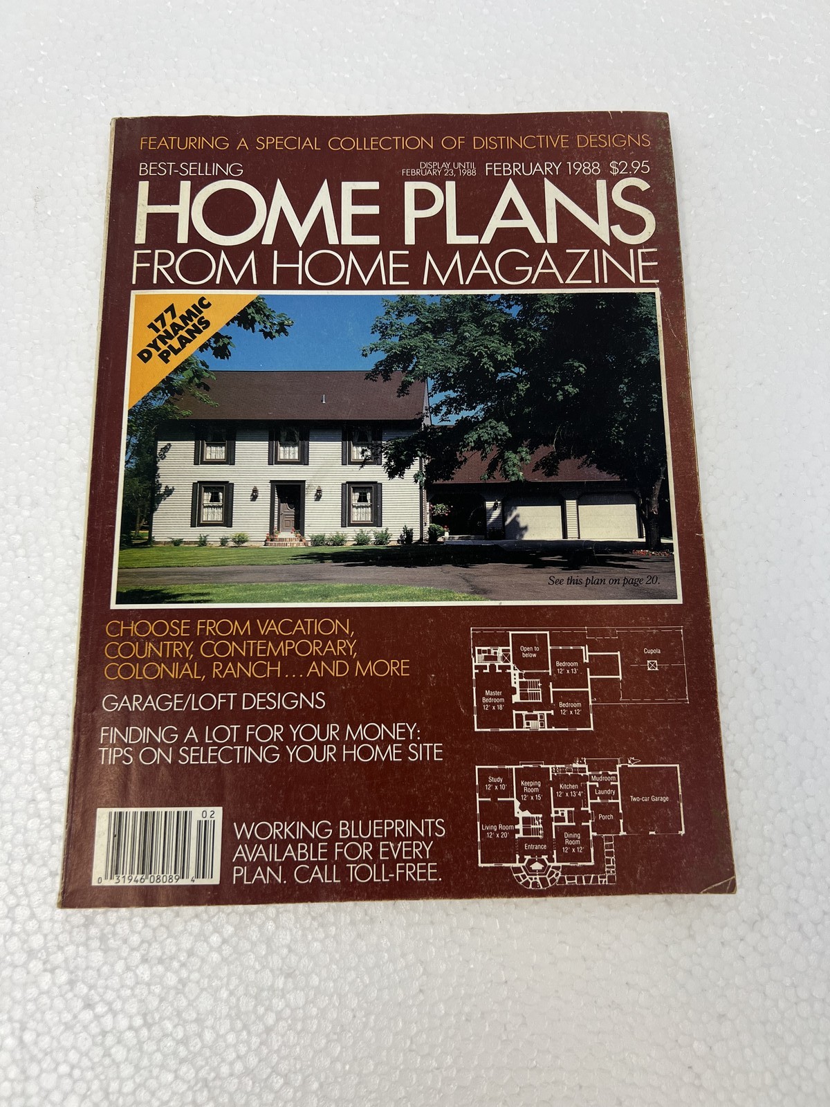 Home Plans from Home Magazine 1988 House Garage Design Architecture Blueprints