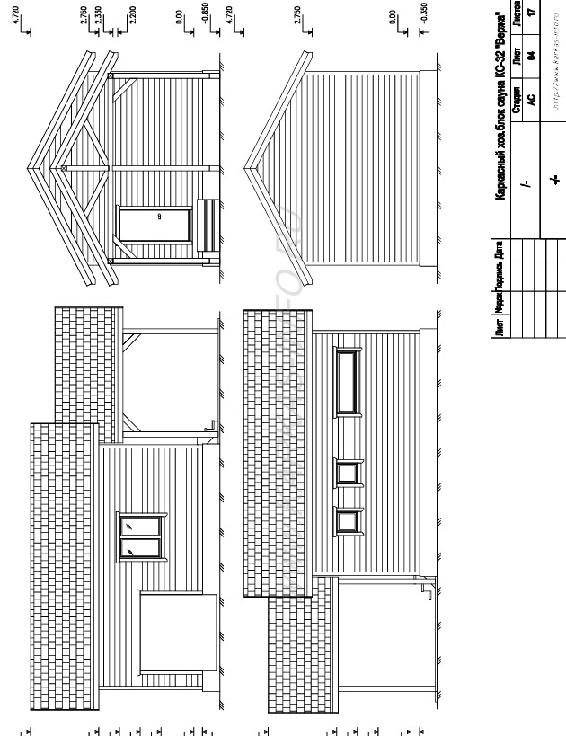 Construction Drawings/ DESIGN / PLANS / Verzha Frame Outbuilding (KD-32)