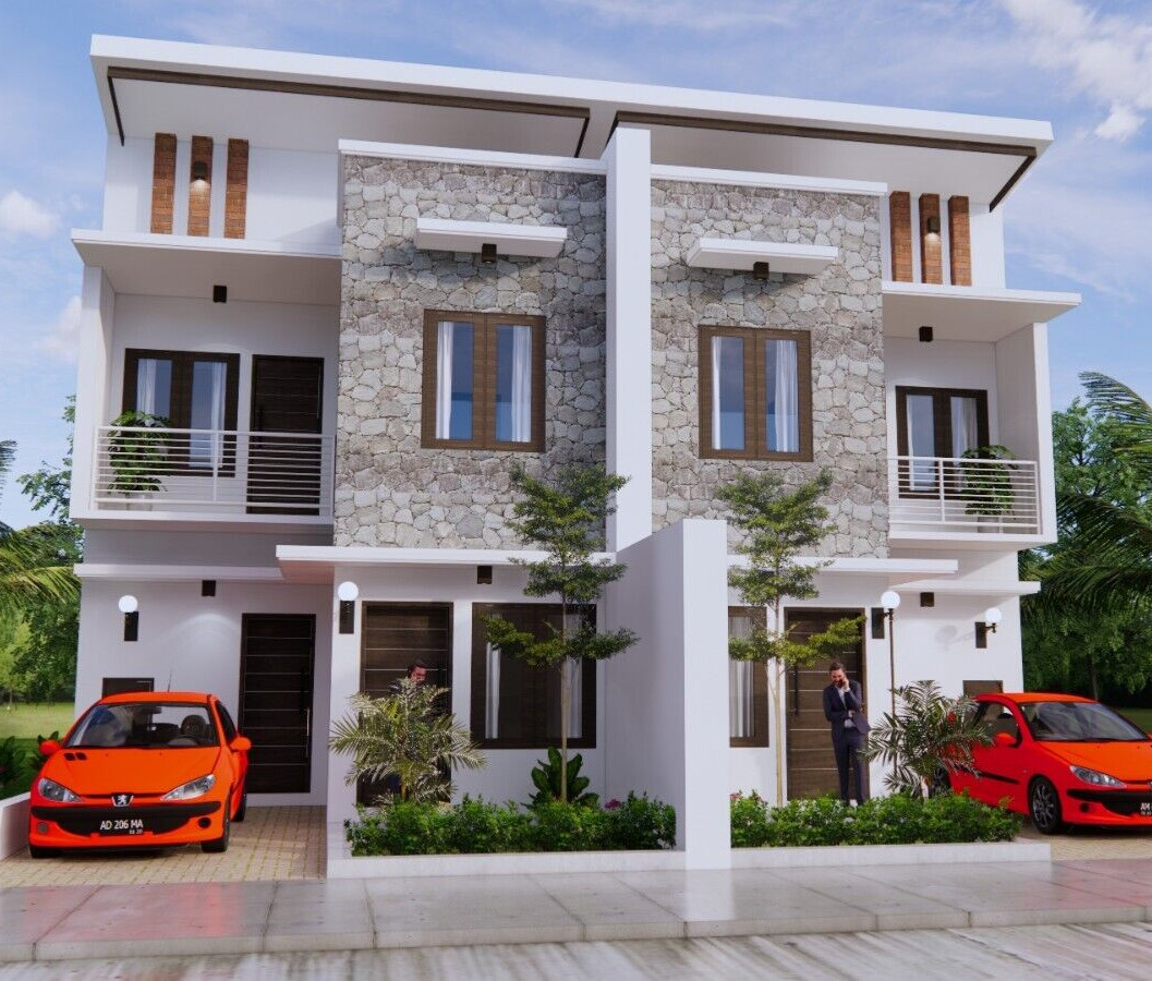 20×59 House Design Plan 6×18 Meter 4 Beds 5 Baths PDF (A4 Printed Plans)