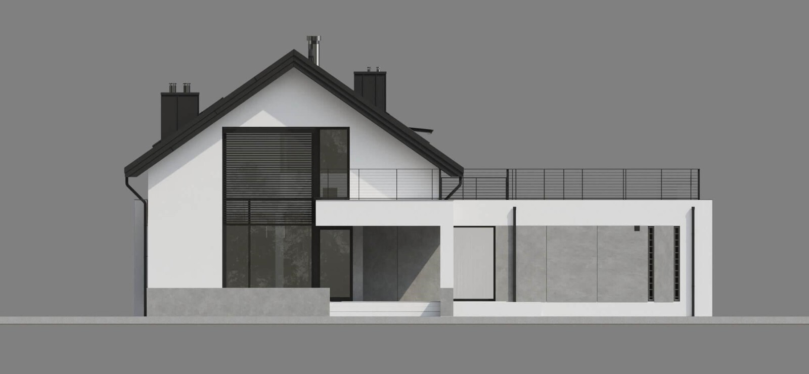 Modern House Plan, American Style House, Barndominium House, Farm House- MANİSA