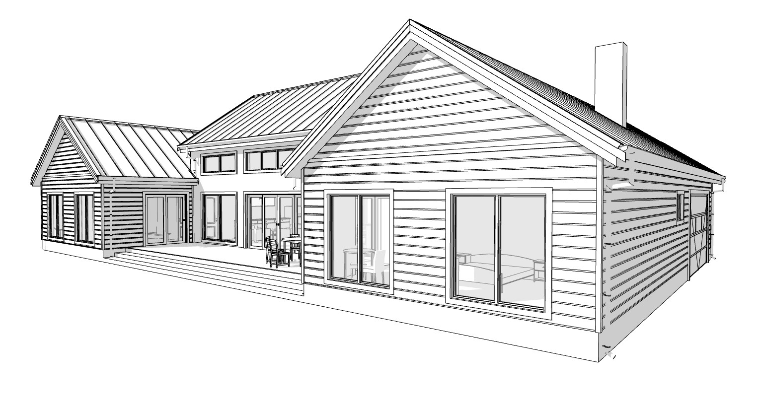 Mill Farm Loft House 4 Bed, 3.5 Bath Architectural Build Plans PDF Download