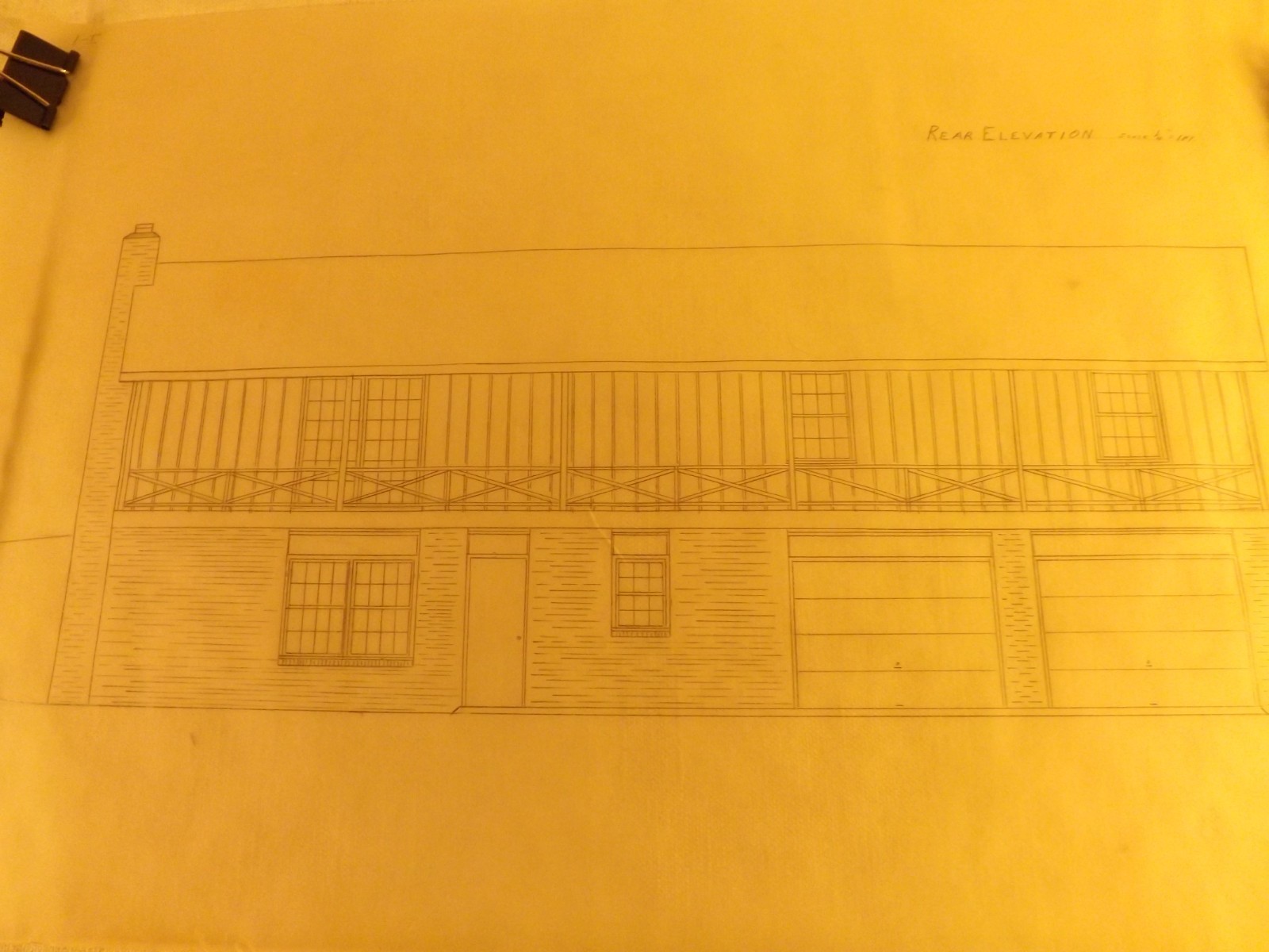 VINTAGE HOUSE BLUEPRINTS #5— 12″ X 18″ SEE PICTURES 7 PAGES