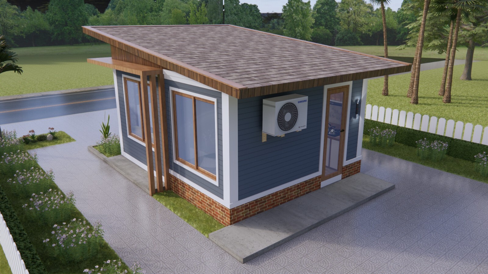 13×16 Small House 4×5 Meter 1 Bed 1 Bath Shed Roof PDF & A4 Hard Copy