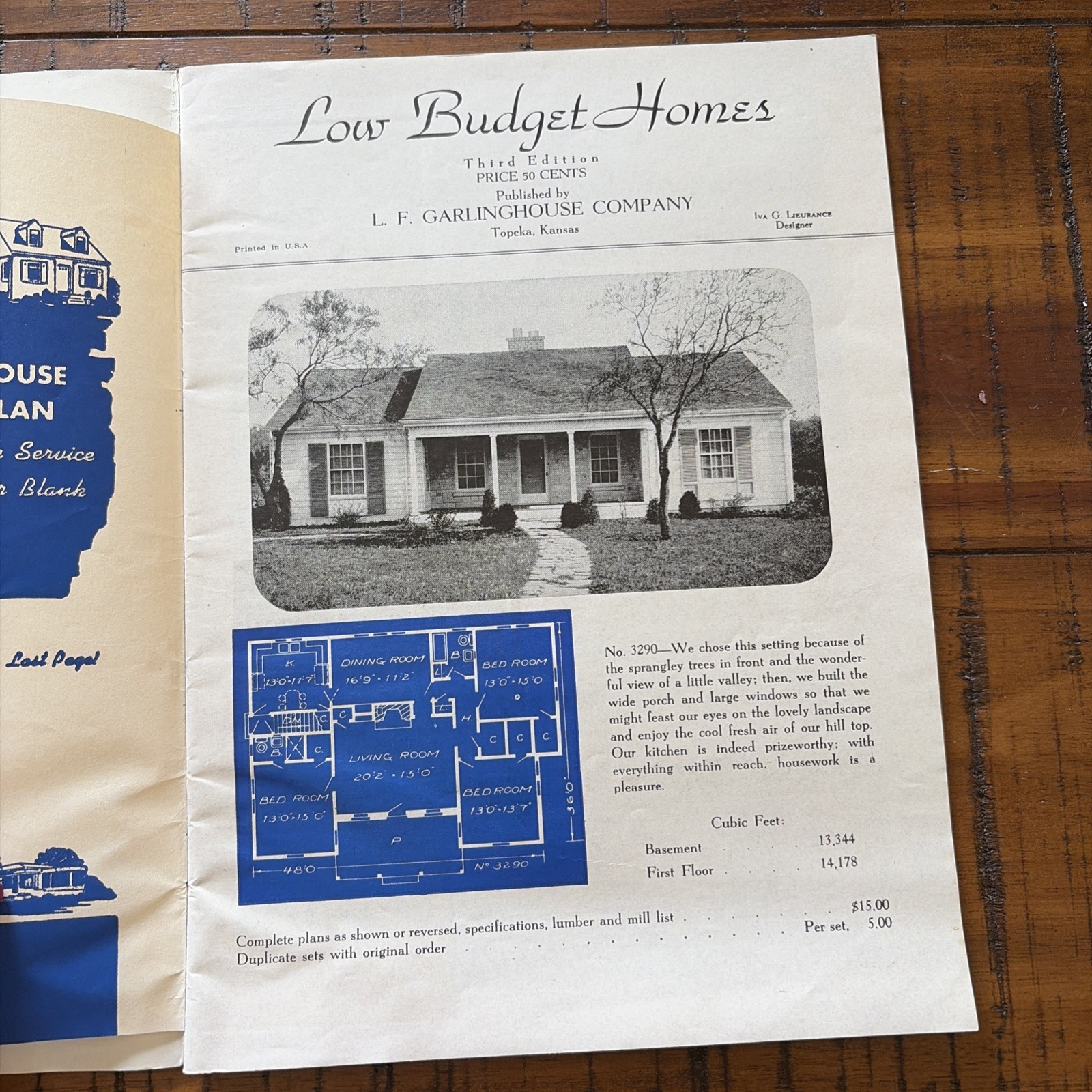 Vintage 50s MCM Mid Century Home Designs House Plans Low Budget Homes Catalog