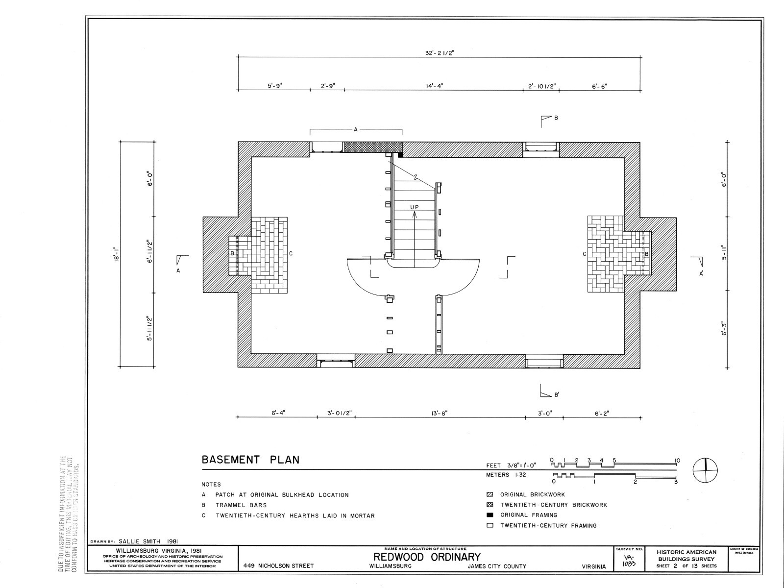 Colonial Williamsburg Timber Framed Cottage – Printed Architectural Plans