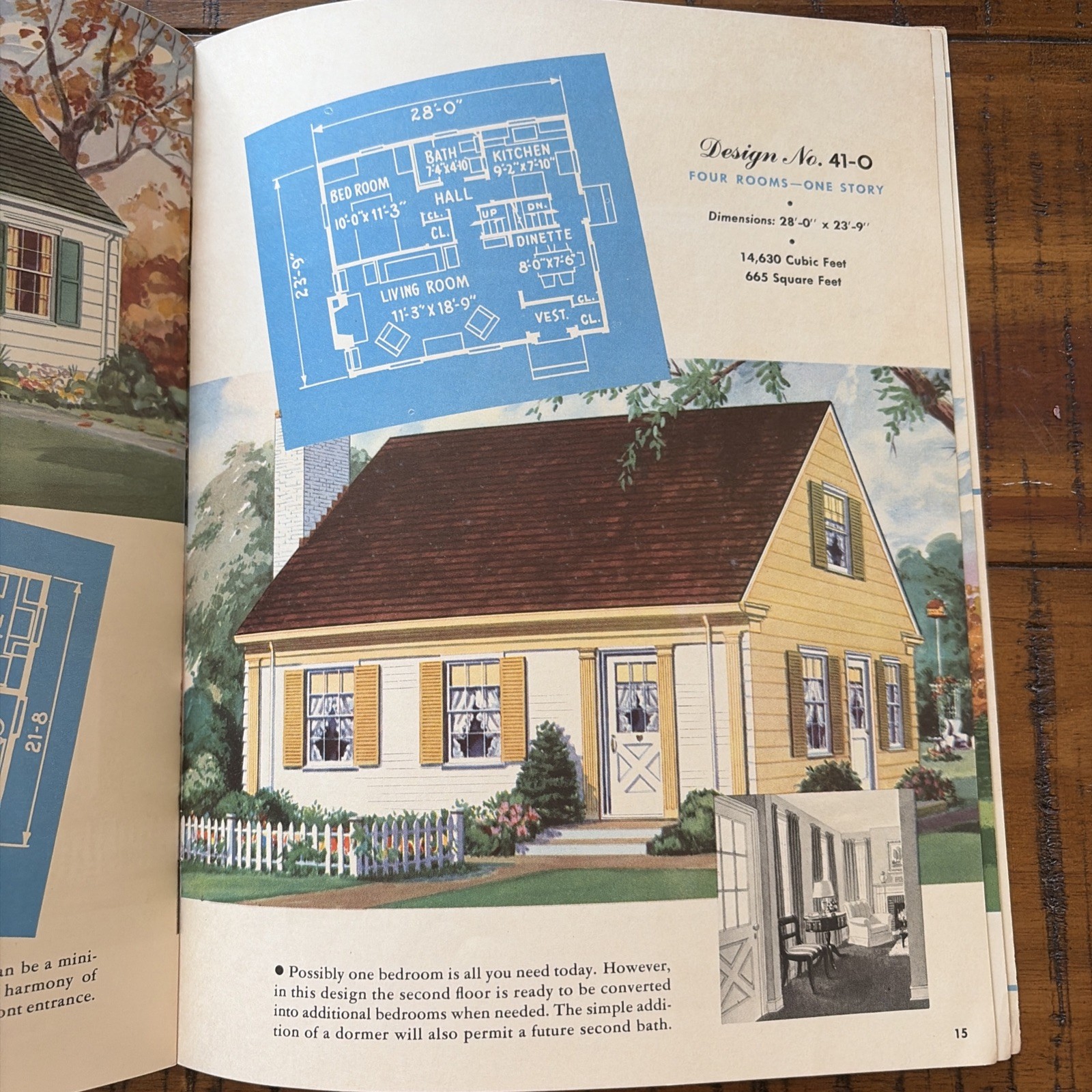 Vintage 40s 50s MCM Mid Century Home Designs House Plans Catalog Small Homes