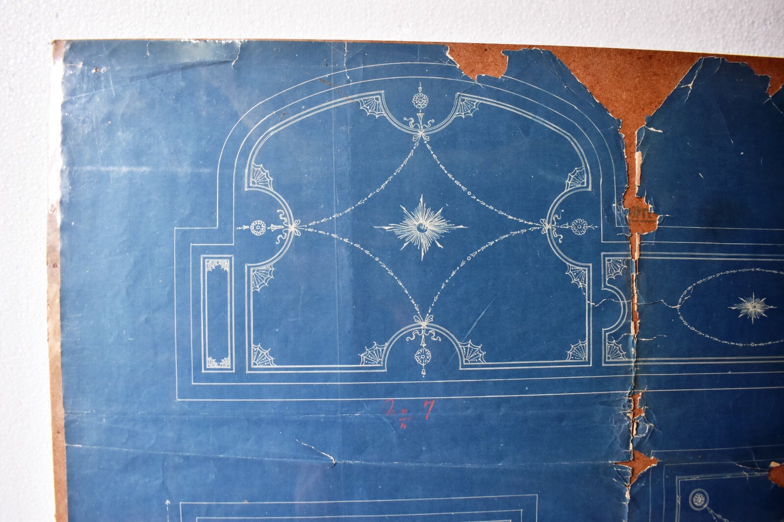 Antique Bhavindra Vilas Palace Jamnagar Architectural Plan Lay-Out First Floor»5