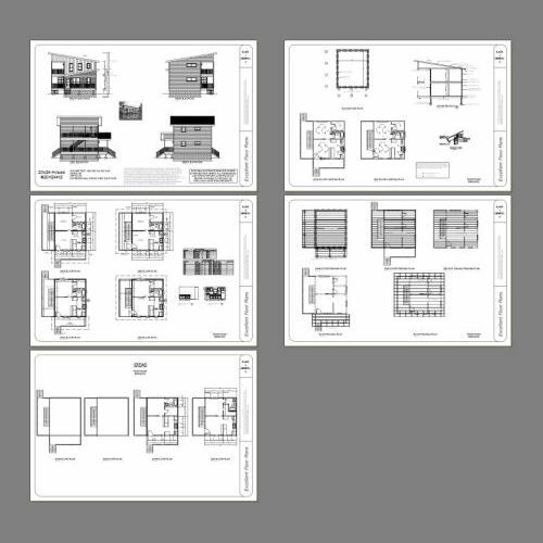 20×24 Duplex — PDF Floor Plan — 960 sq ft — Model 2