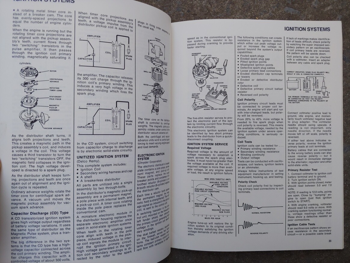 Vintage Original BIG A Auto Parts American Parts Power Ready Ignition Manual