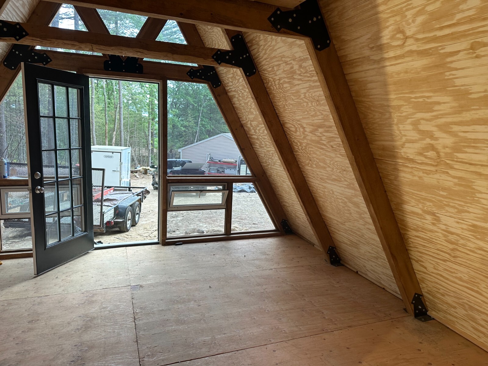 A Frame Plans for a Cabin, Tiny Home, Airbnb, Guest House, He Shed, She Shed