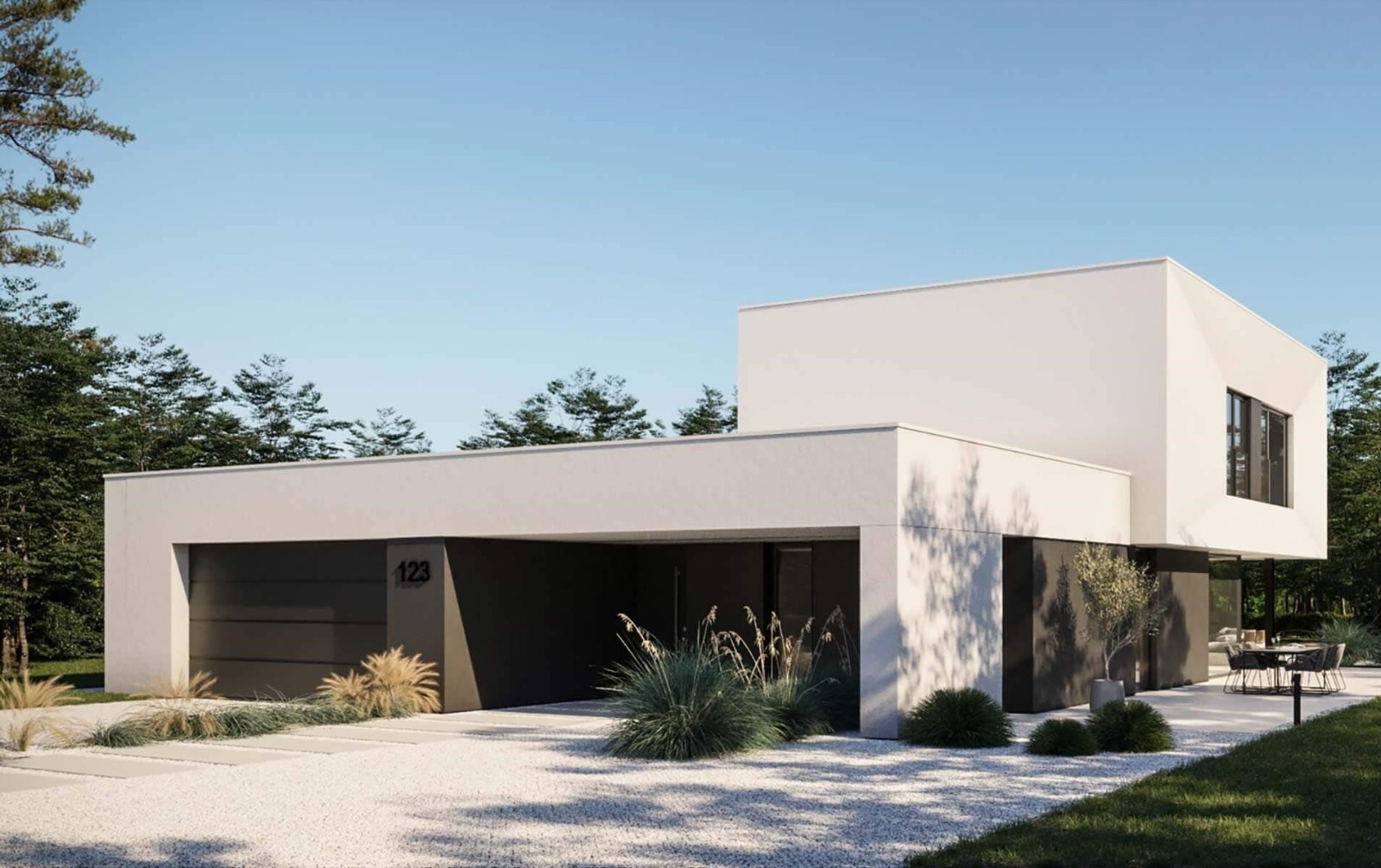 Modern House Plan, American Style House, Barndominium House, Farm House- BODRUM