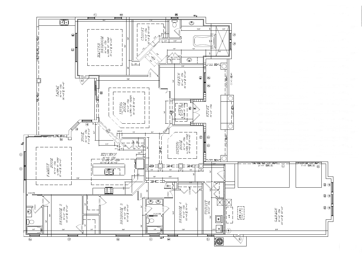 4,958 sq/ft Custom Home Plan Blueprints COMPLETE SET in PDF NEW Big VIP House P3