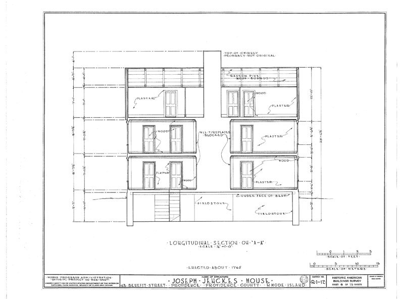 Gambrel Roofed Colonial New England Home, wood framed, PRINTED home plans