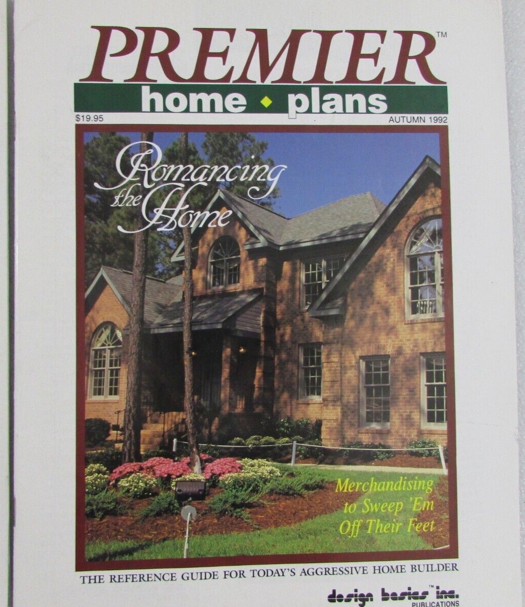 4 Premier Home Plans Catalog: Reference Guide for Today’s Home Builder ’91 ’92