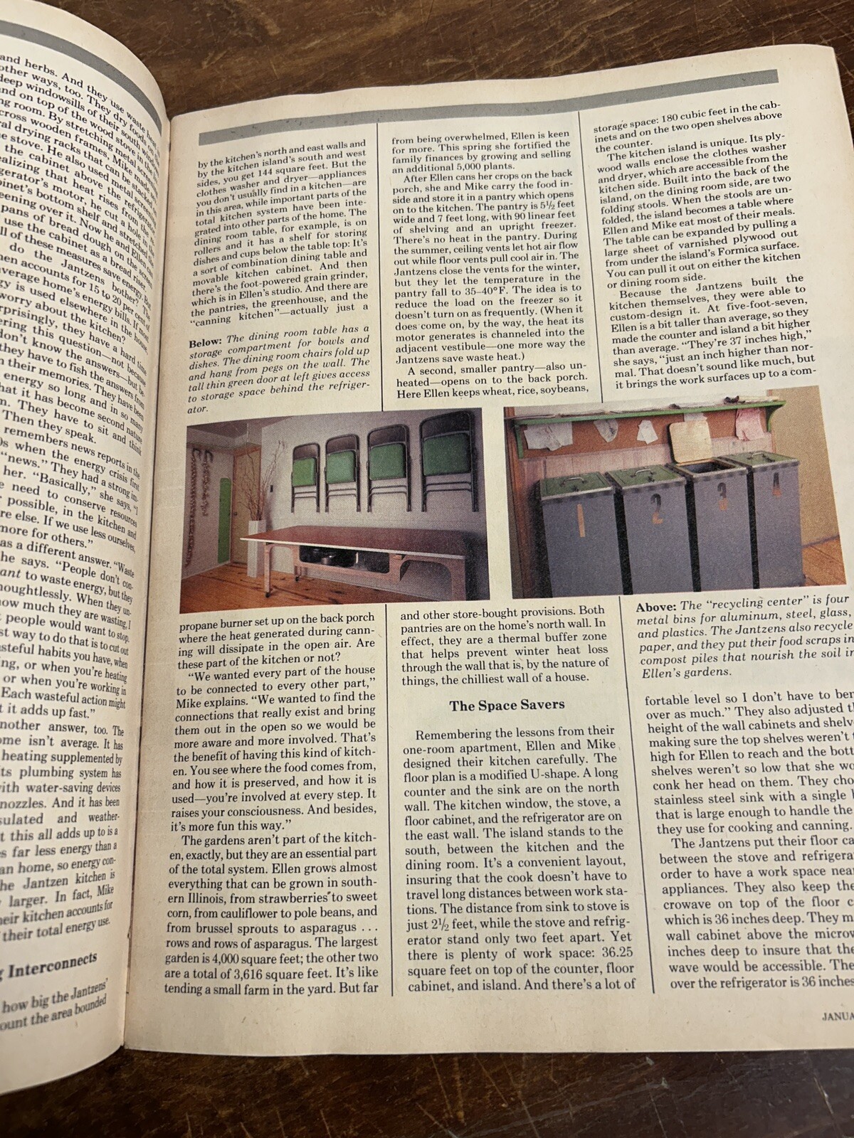 Rodale’s New Shelter Magazine Jan 1981 Heating, Kitchen, Solar, Air Circulator ￼