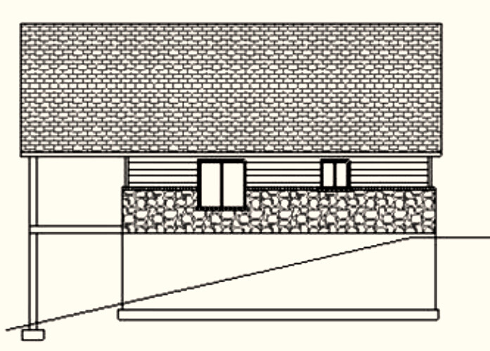 24 x 32 Cabin Plans with Loft, Basement and Porch