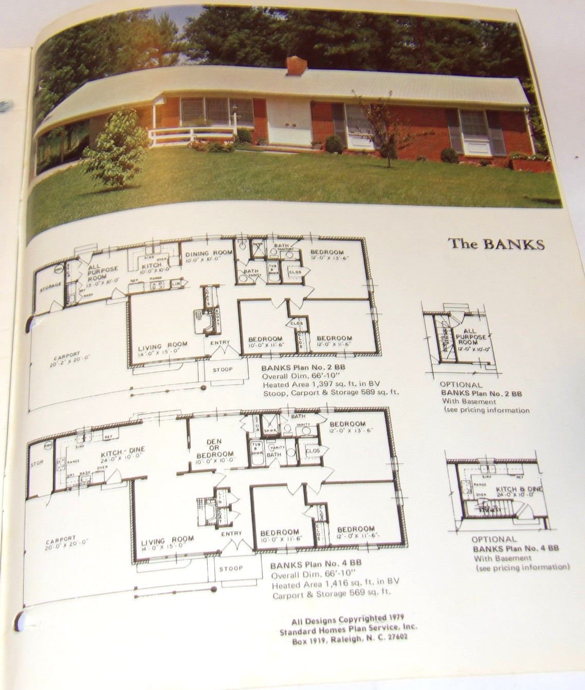 VTG 1979 ‘HOMES OF TODAY’ 3 AND 4 BEDROOM CATALOG OF HOUSE PLANS! LAYOUTS/PICS!