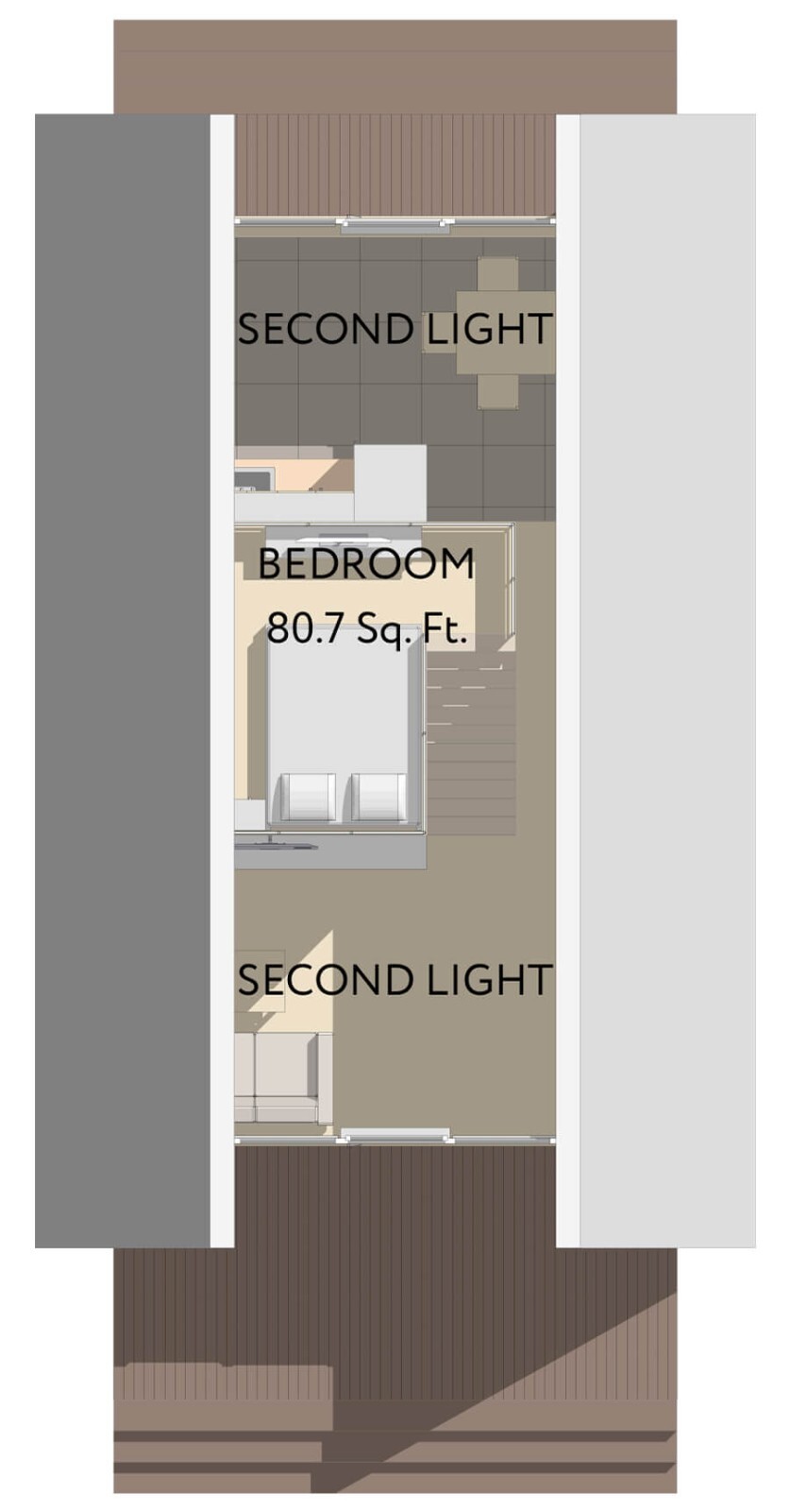 23’x41’ 1 Bed 1 Bath Modern A-Frame Cabin Architectural Build Plans PDF Download