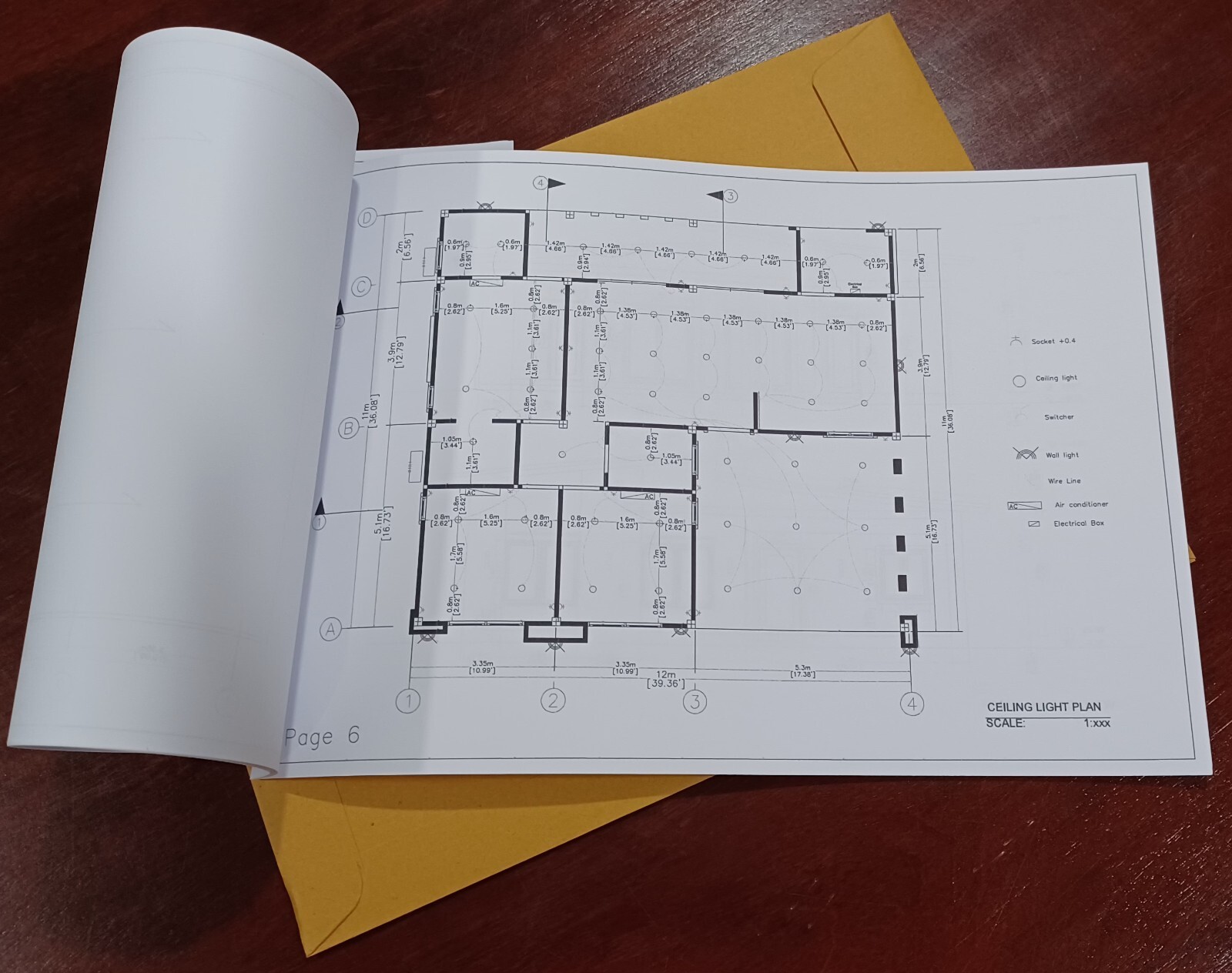 House Plans A4 Printing and Shipping From SamHousePlans Under 10 Paper Sheet