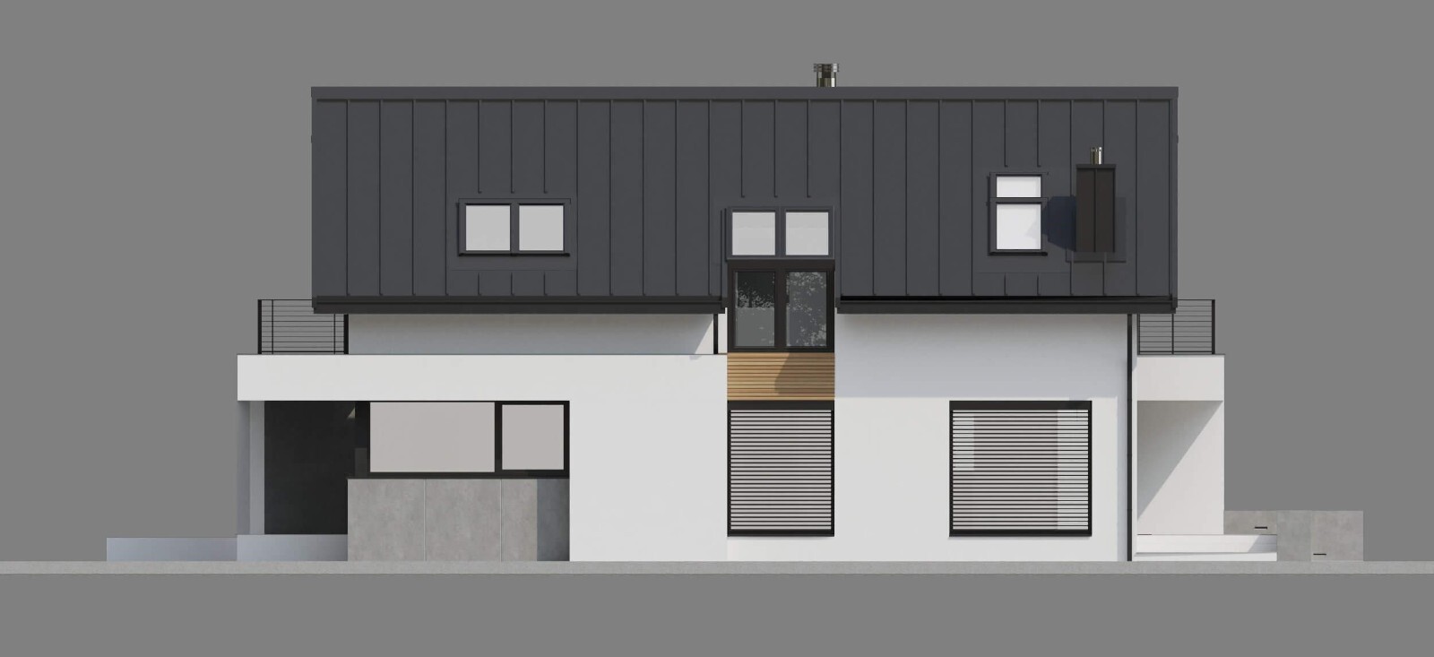 Modern House Plan, American Style House, Barndominium House, Farm House- MANİSA