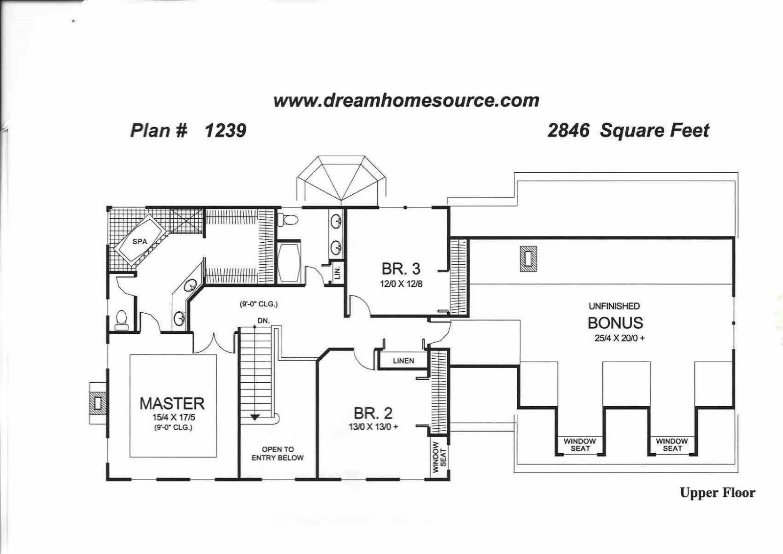 (2) Sets of Blueprints – House Plans 2846 sqft Saltbox Traditional Colonial Home