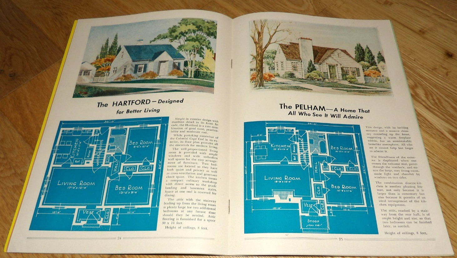 MCM 1940s Mid-Century Homes Designs Catalog Liberty House Plans/Order Forms/+