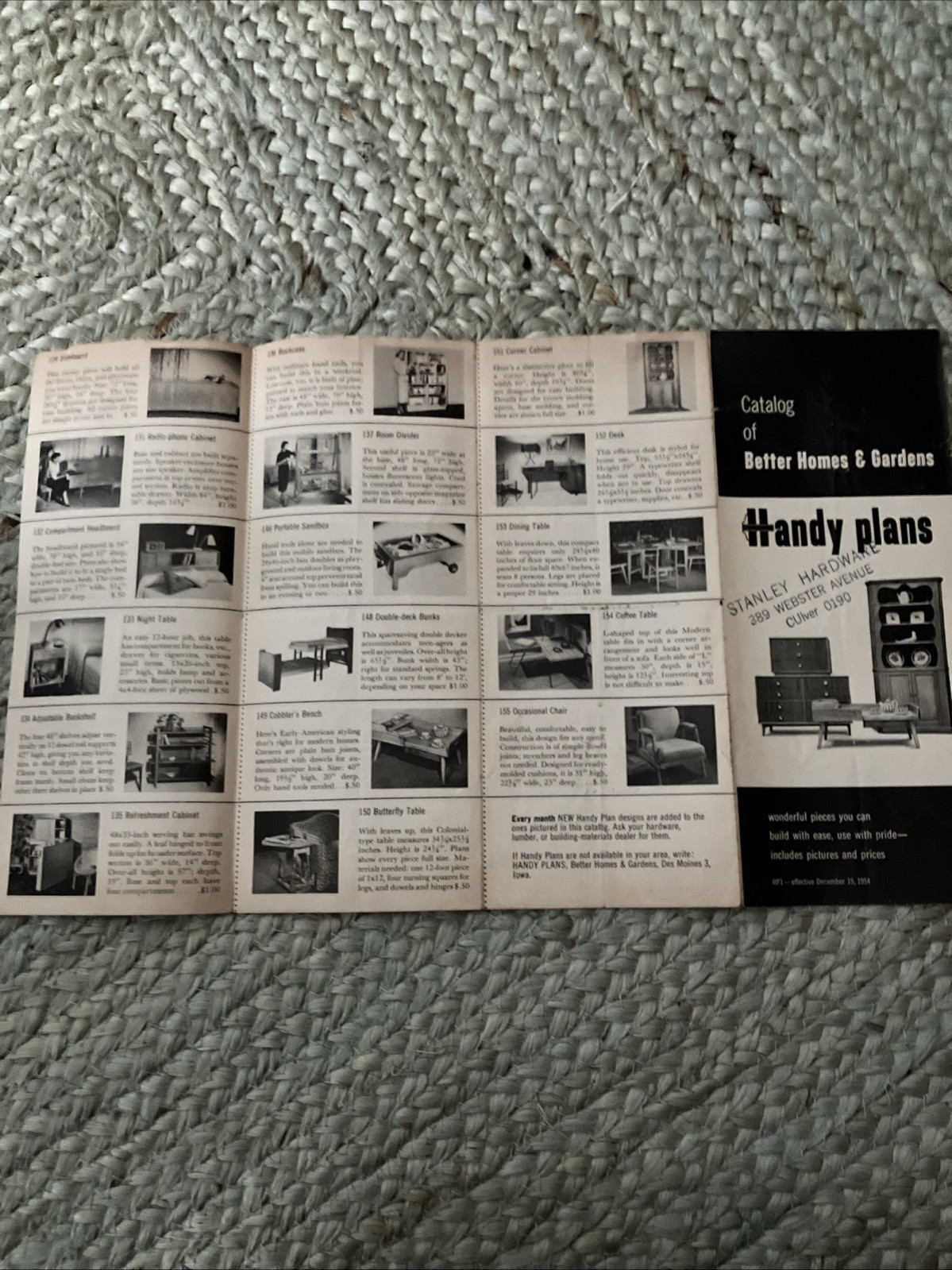 Catalog Of Better Homes And Gardens Handy Plans 1954