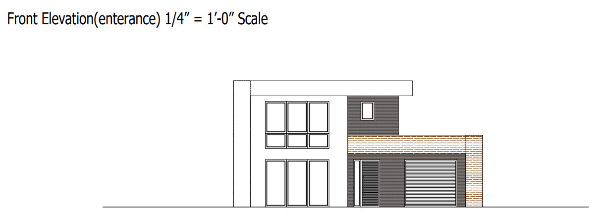 Modern 3 Bedroom 2 Bathroom House Floor Plan Blueprints+CAD File,235 m2/2530sqft