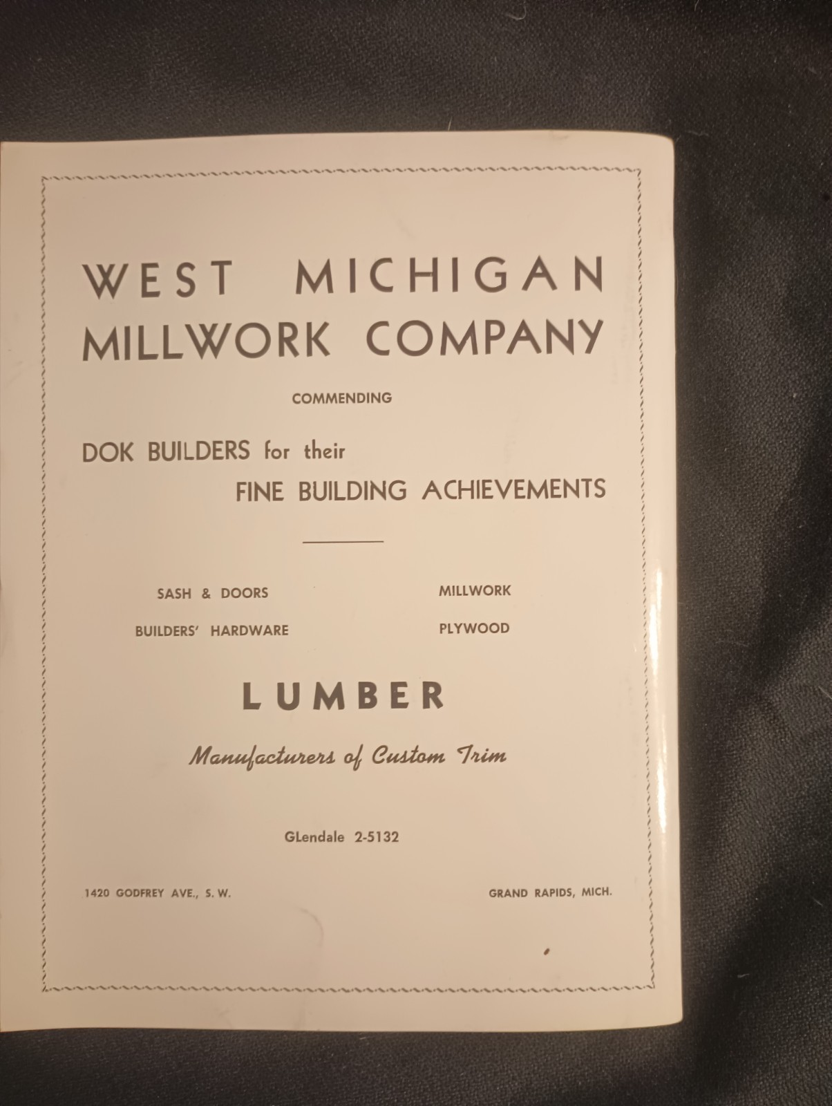 1952 Dok Builders 55 Home Plans Grand Rapids Michigan