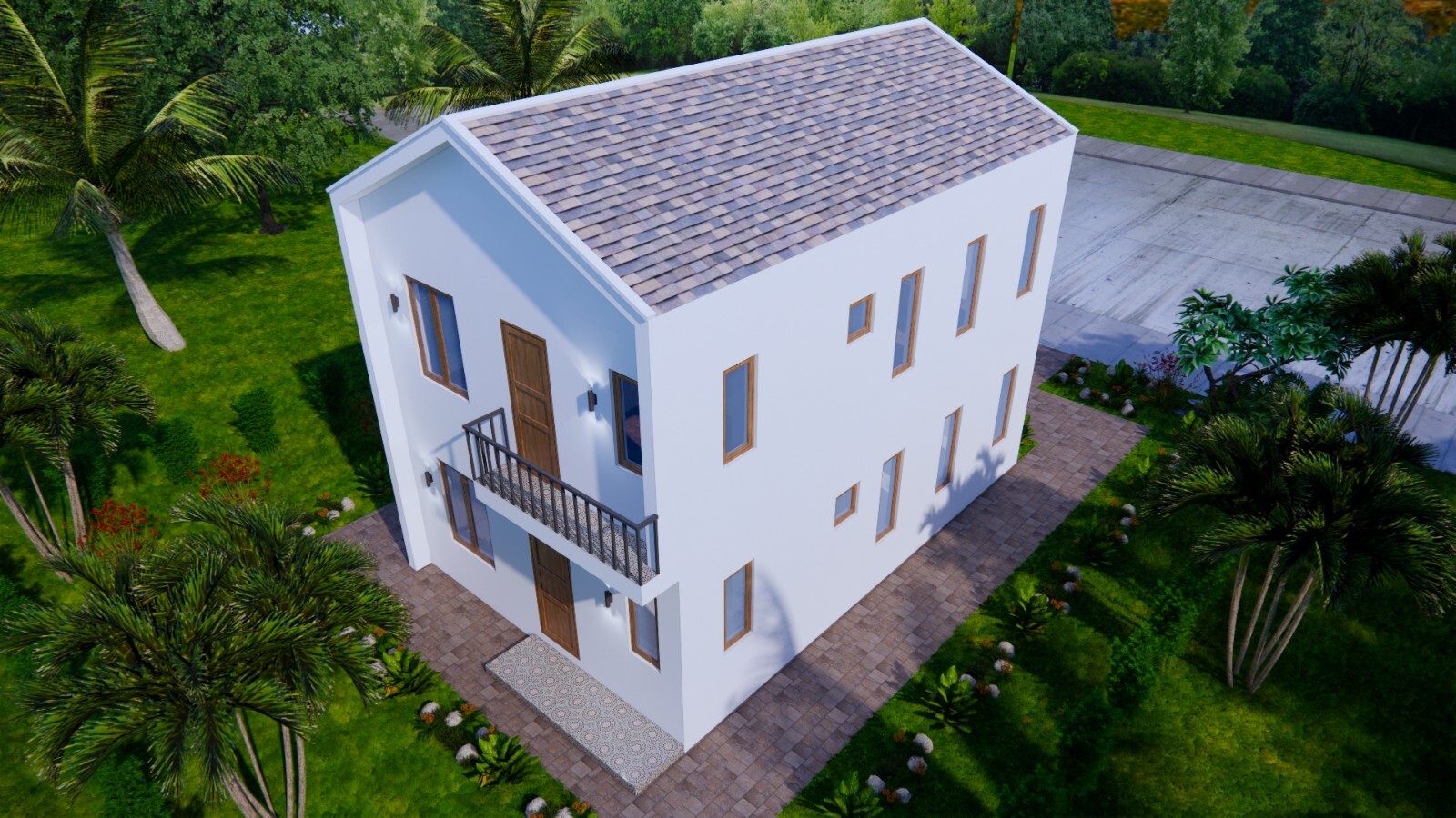 20×30 Duplex House 6×9 Meter 2 Beds 1 Bath Each Floor PDF Pan &(A4 Hard Copy)