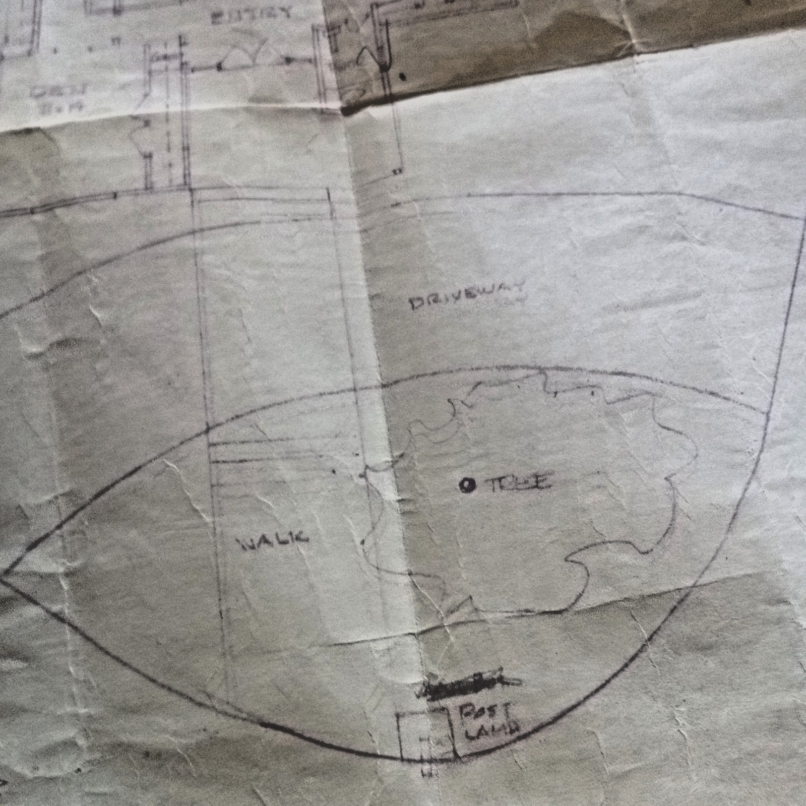 Vintage Mid-Century Architectural Blueprint Plans by Architect Joyce Miller 1964