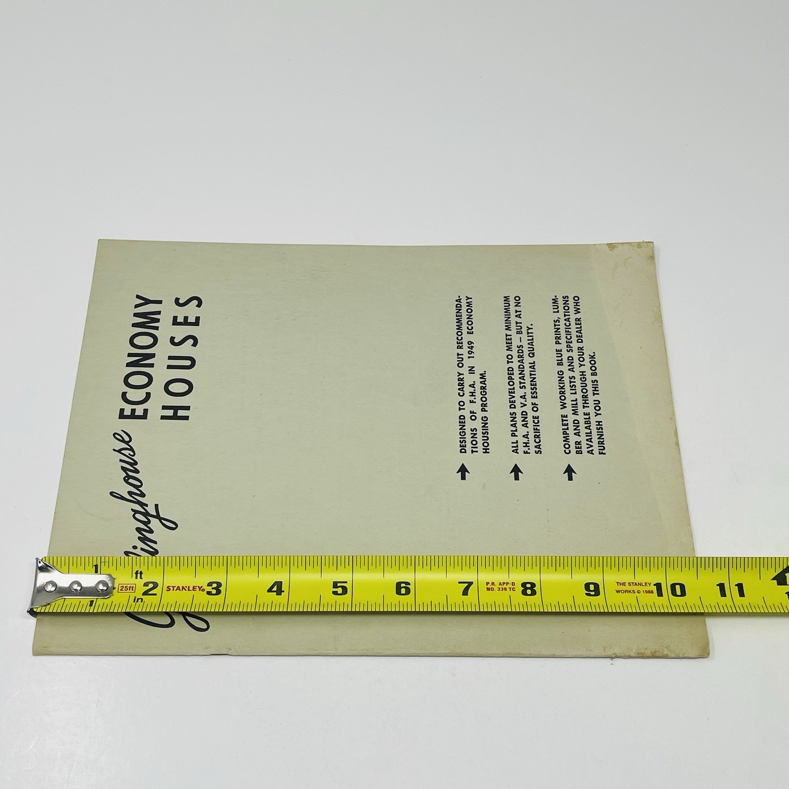 1949 Garlinghouse Economy Houses Home Blueprint Plans Brochure Catalog Book