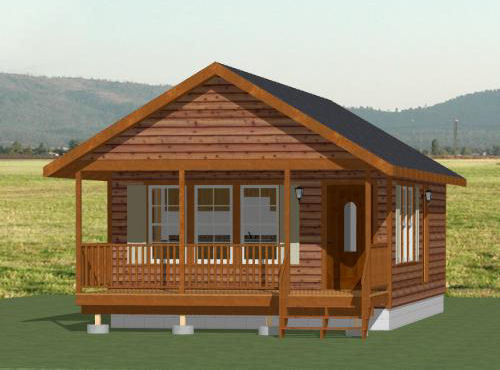 18×30 Tiny House — 540 sq ft — PDF Floor Plan – Model 5C