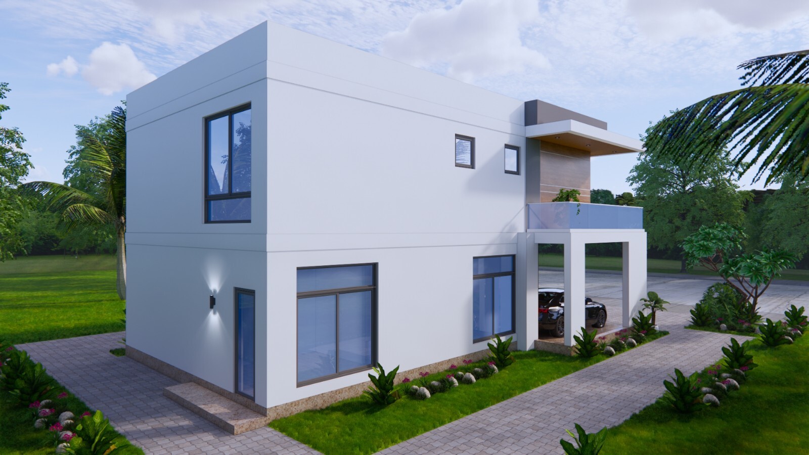 23×39 Feet House Design Plans 7×12 Meter 5 Beds 3 Baths Shed Roof (A4 Hard Copy)