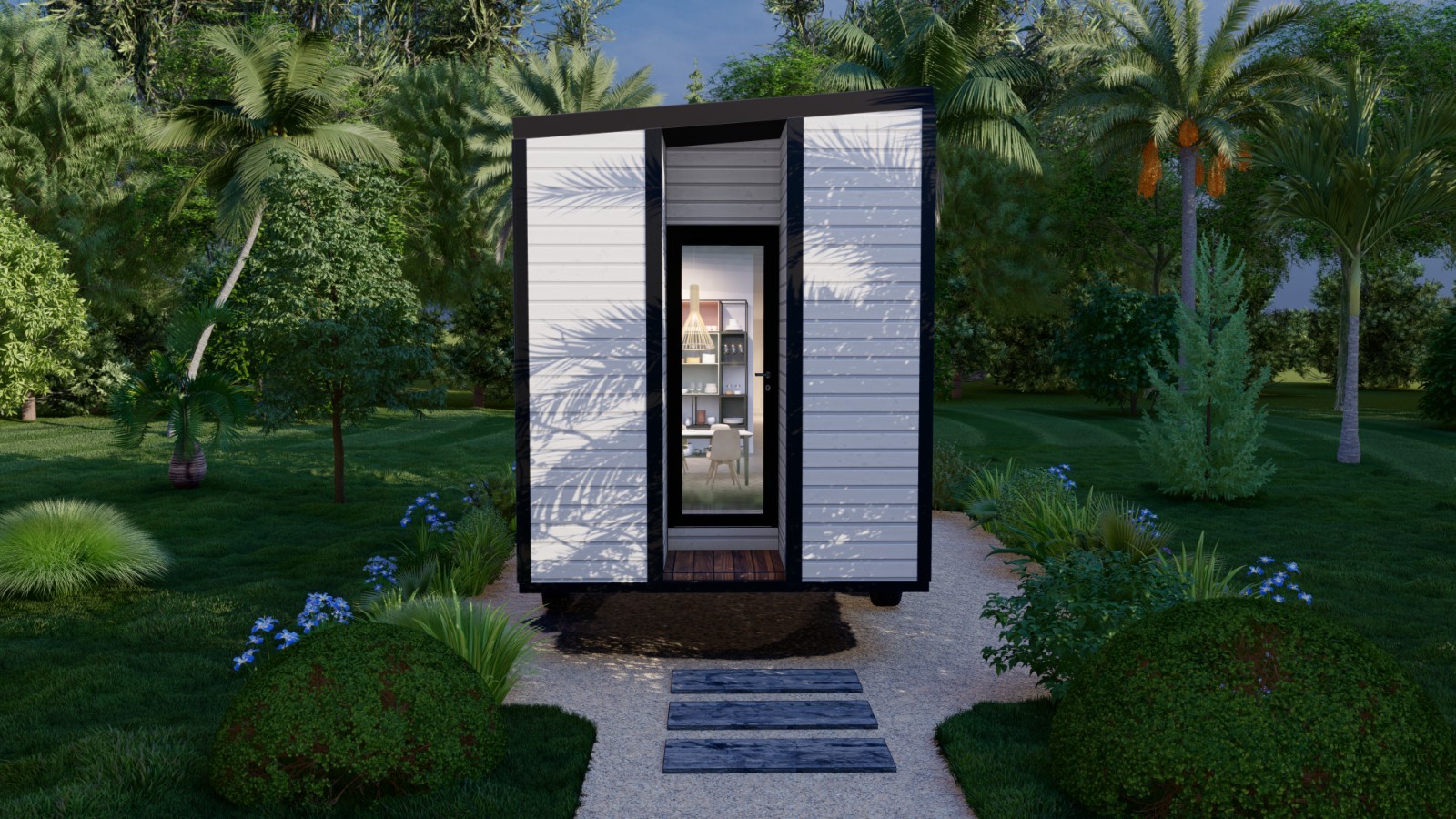 Generic Wood Construction Tiny Mobile Home Building Plans – 15’9″» x 7’10″» – 12