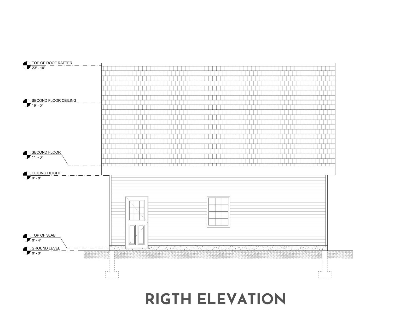 24′ x 28′ Two Car Garage, Detached Garage, 672 Sq Ft, 9 ft Walls, Attic Room