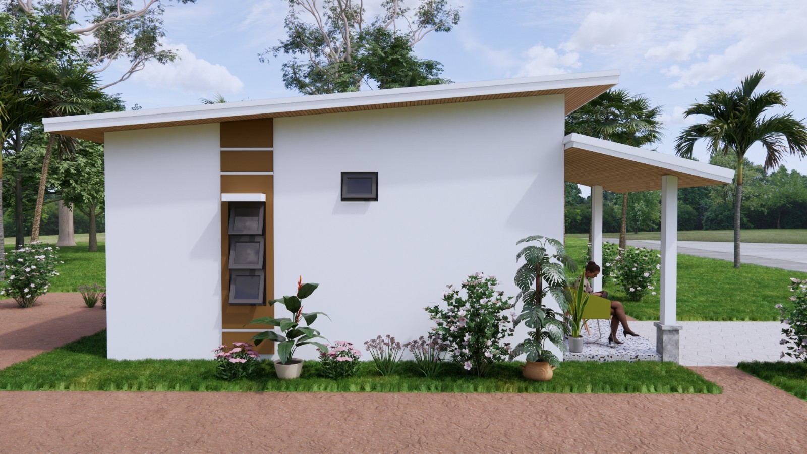 10×20 Ft Small House Plan | 1 Bed 1 Bath | 3x6m PDF + A4 Hard Copy and Cad files