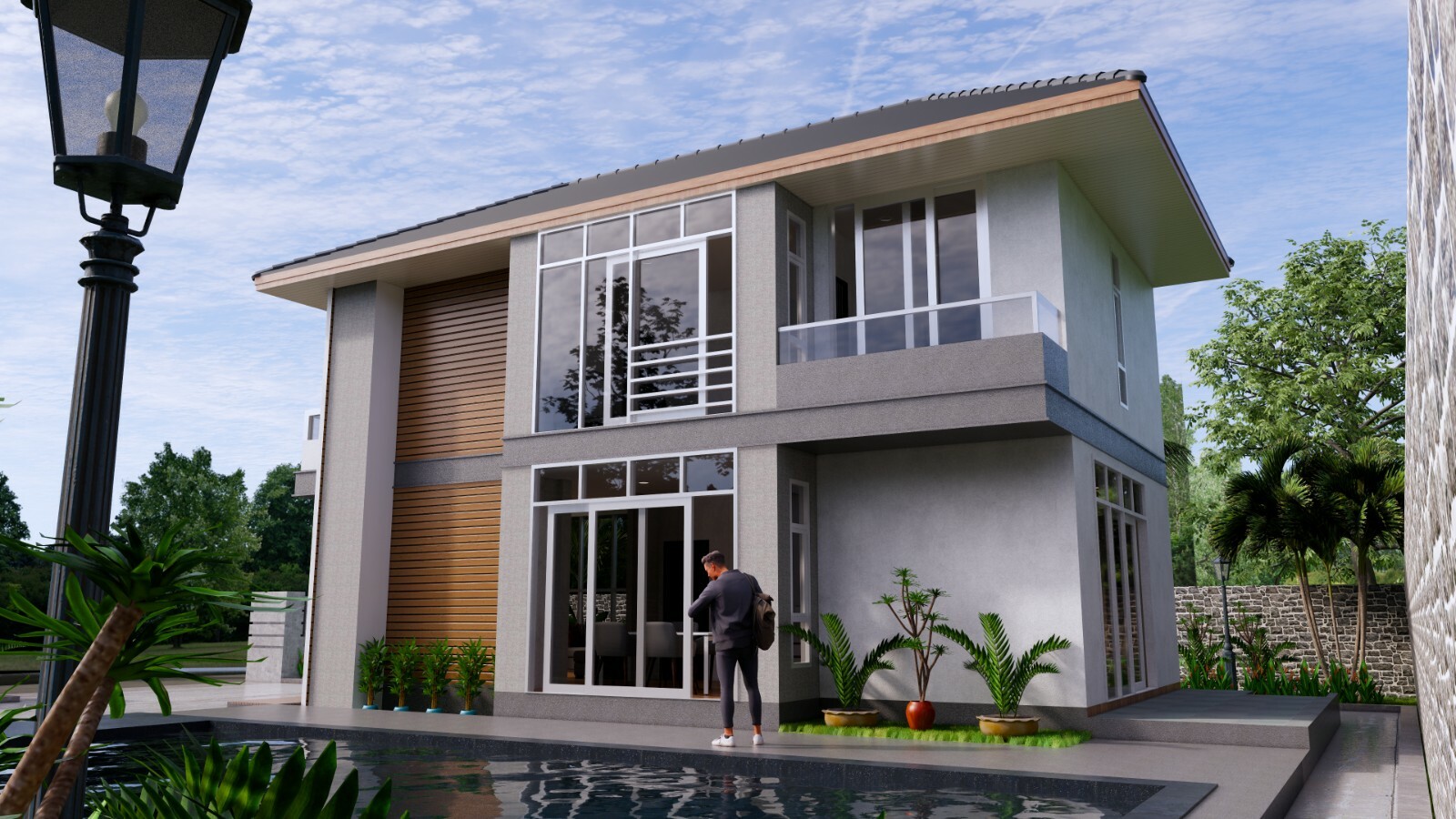 15×35 Feet Small House Plans 4.5×10.8 meter 2 Beds PDF Full Plans (A4 Hard Copy)