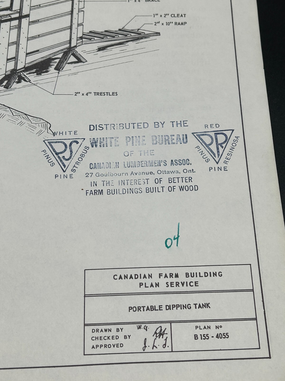 Plans for Farm Buildings – White Pine Bureau – Canadian Lumberman’s Assoc.