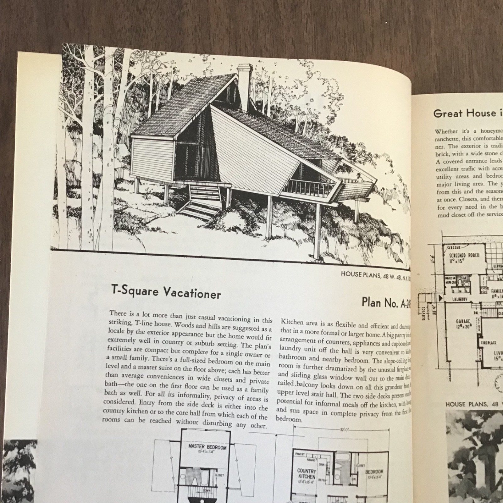 1982 Vtg Home Plans HOUSE Floor Plans Book SEE INDEX Ranch Splitlevel Expansion