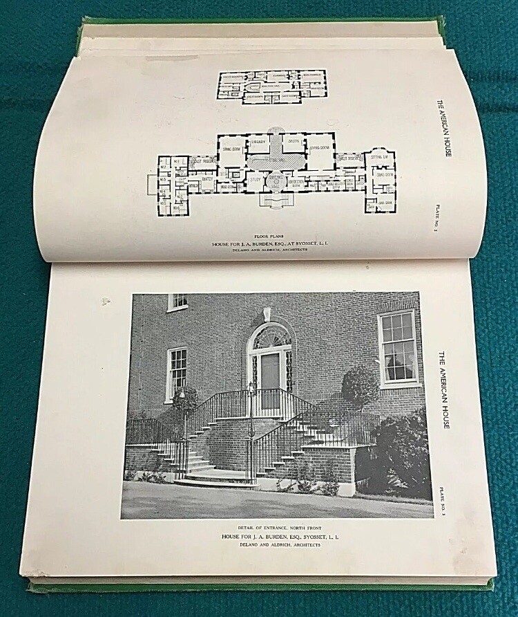 1922 Book : THE AMERICAN HOUSE «Architect» FLOOR PLANS & ILLUSTRATIONS @ Keefe