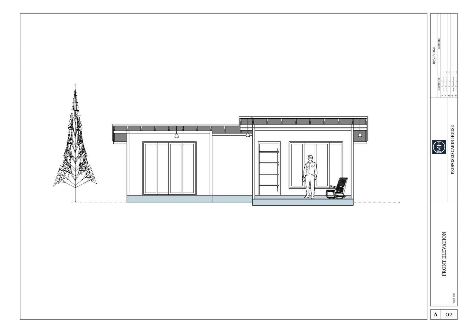 Modern Tiny House Plan 3D images And Print Ready PDF For Blueprint Plans