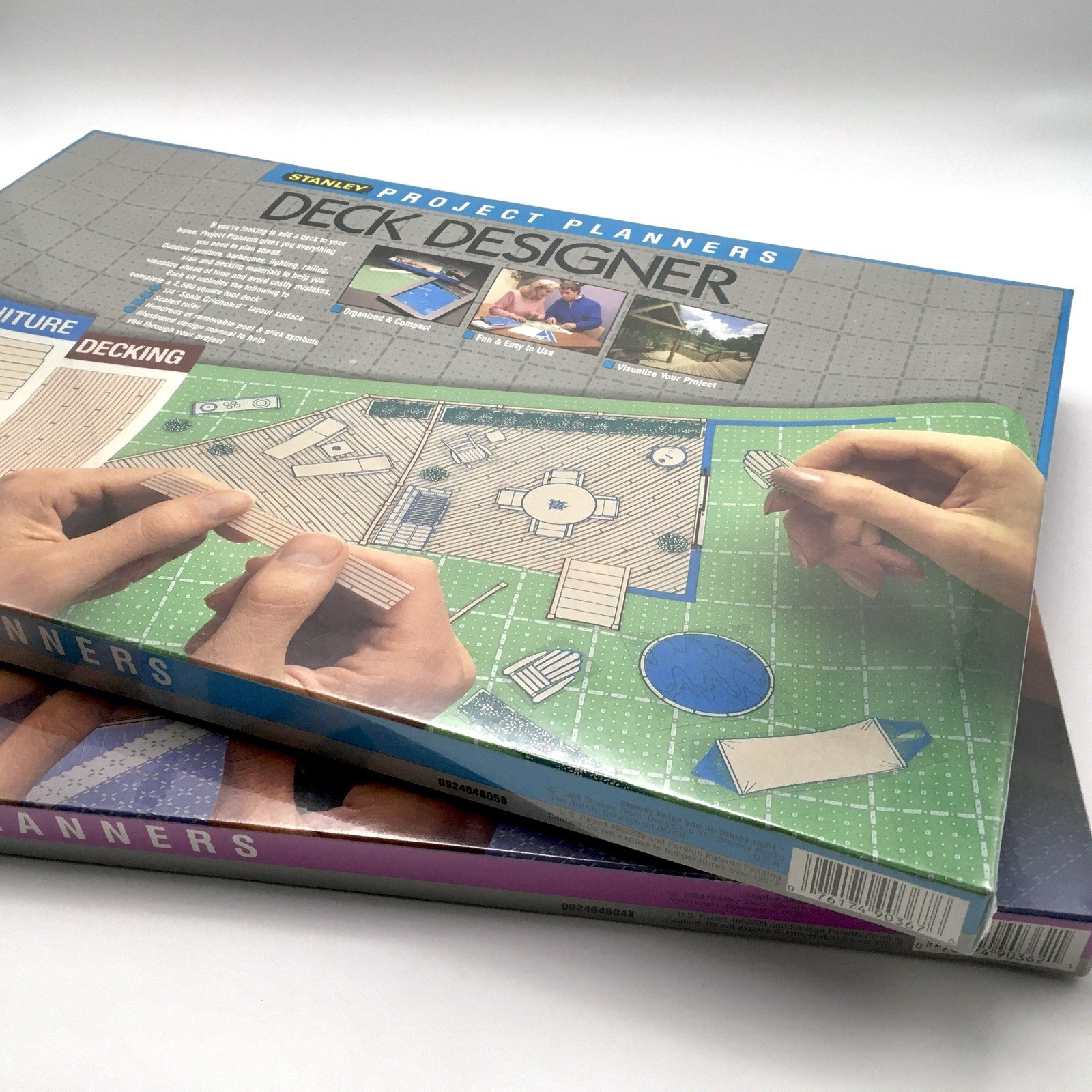 New & Sealed VTG Stanley Project Planner – Deck Designer & Kitchen Designer Pair